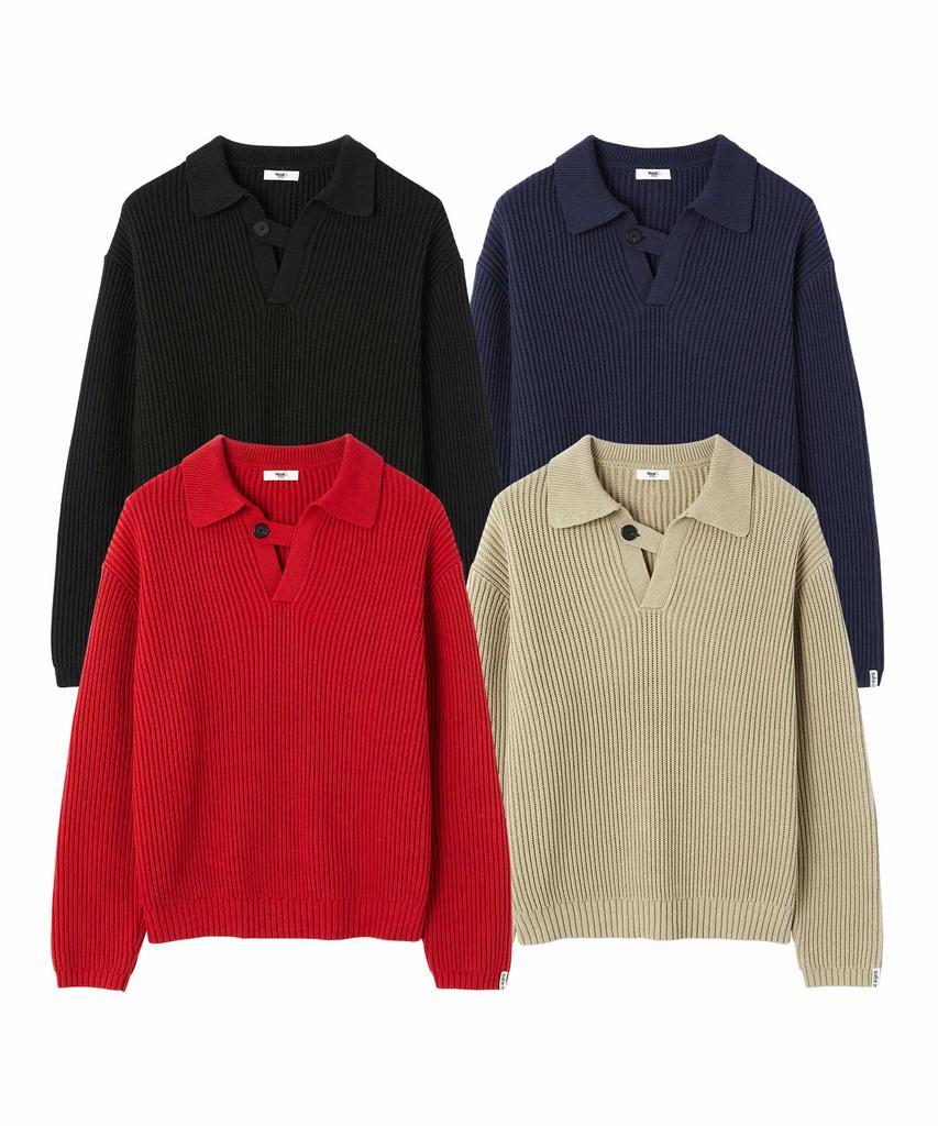 WMC Bijou Half Collar Knit (4 Colors)