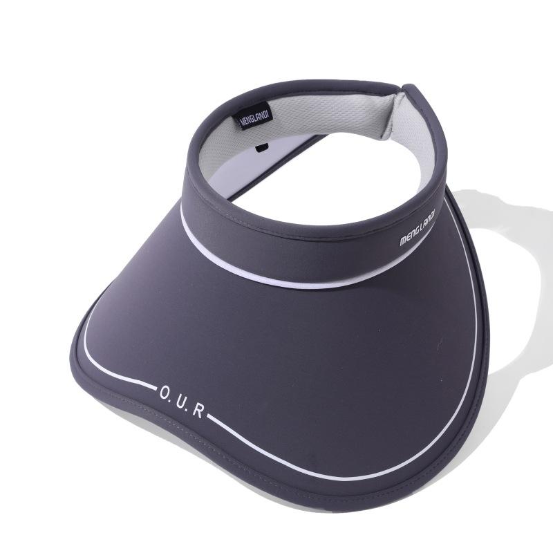 Empty Top Hat Children Sunshade Sunscreen Big Eaves Hat Big Head Circumference Niche Personality Cover Full Face Summer Uv Sun Hat Tide