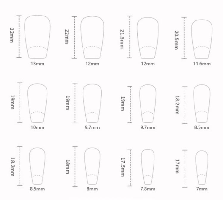 24 шт. Глянцевые накладные ногти-балеринки, Искусственные ногти с блестками, Приклеивающиеся ногти, Элегантная сетка, Искусственные ногти