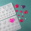 Силиконовая форма в виде сердца Подвески Формы для эпоксидной смолы для DIY Поделки из эпоксидной смолы Изготовление бижутерии Поделки