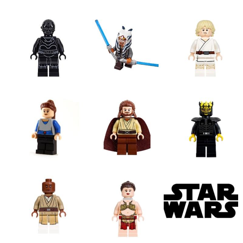 Star Wars Series Luke Skywalker Golden Savaki Building Blocks Puzzle Toy For Kids