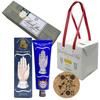UNIVERSELLE Can Be Pomade Concrete Hand Cream Foot Cream Wrapped Shop Bag Included Set 75g [OFFICINE BULY] [Name Engraved] (Blue, 2Happy Birthday)