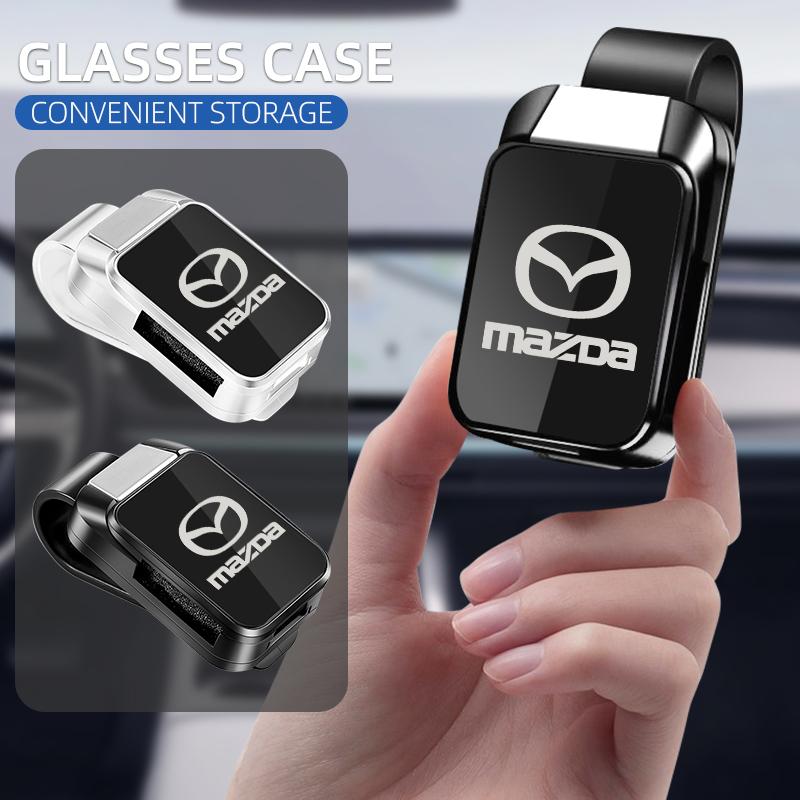 Car Glasses Clip Car Sun Visor Hanger Clip Ticket Card Mount Clips Sunglasses Holders for Mazda 3 6 Atenza Axela h4