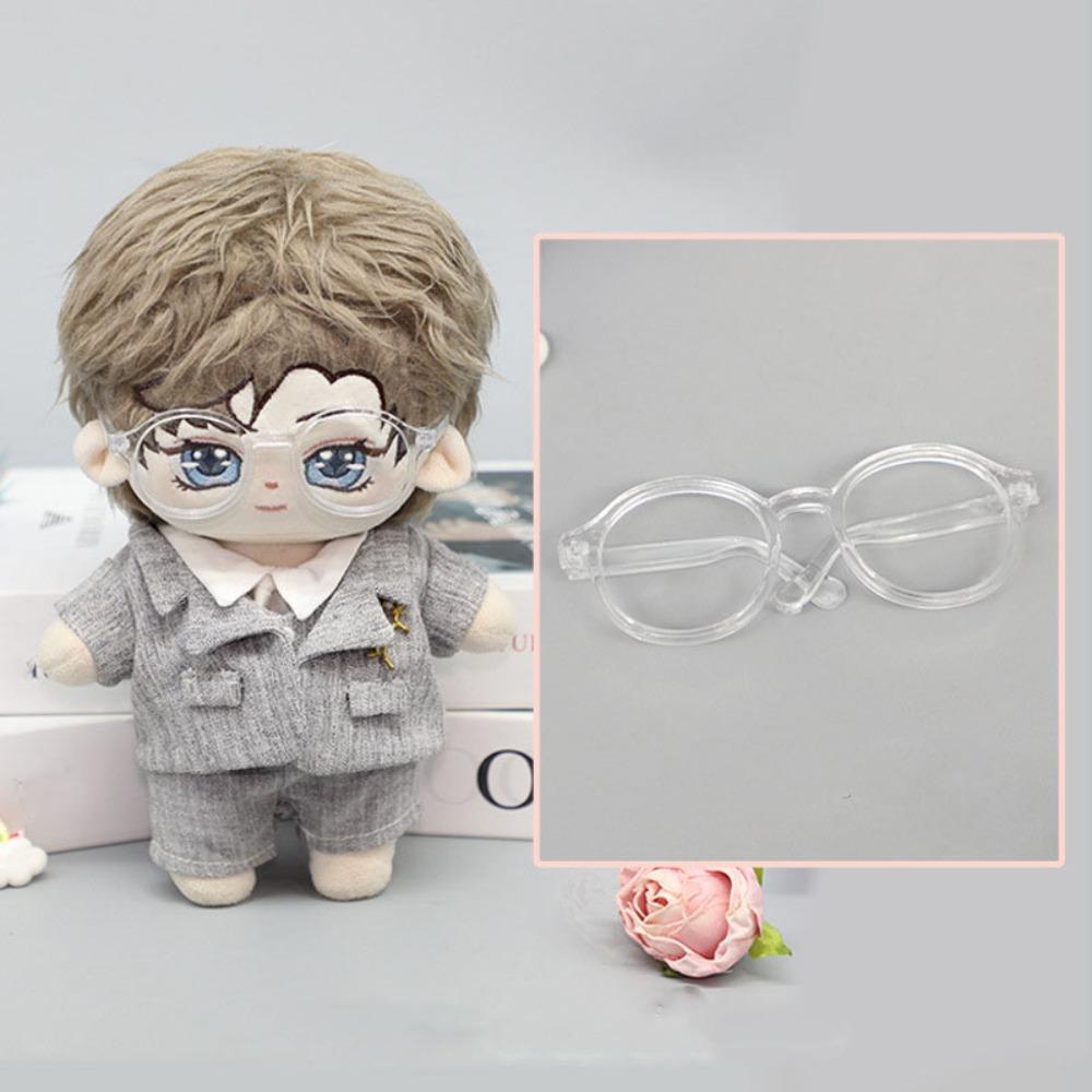 Cute Doll Glasses Fashion Crown Eyeglasses High Quality Accessories 20cm Cotton Dolls