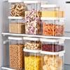 Large Capacity Kitchen Food Storage Canisters Transparent Plastic Miscellaneous Grain Jar Moisture-Proof Multigrain Organizer