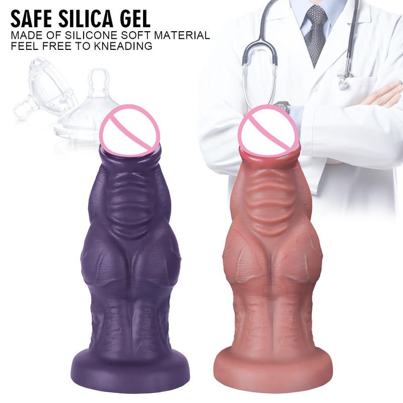 85-105 мм Огромные анальные дилдо Монстр Мускулы Искусственный пенис Реалистичный силиконовый толстый дилдо для женщин мужчин 18+ Секс-игрушки Массаж простаты