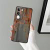 Чехол для Vivo Y52S Y93 Y71 Y91 V21E V23 V27 Y75 Y81 V29 Y53S Y50 Y95 V25 V30 Y51S Y78 Чехол для телефона Ретро Следы ржавчины