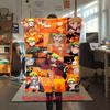 Japanese anime cartoon NARUTO famous Uzumaki Naruto blanket soft home furnishing nap decoration four seasons warm Sherpa blanket B13
