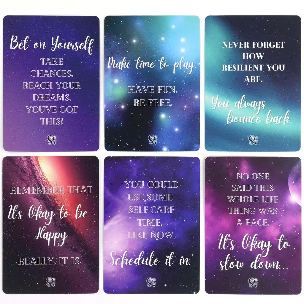 10,4*7,3 см, 42 шт. Карты Oracle, вдохновляющие космические послания