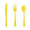 Одноразовые ножи, вилки и ложки, столовая посуда, однотонные пластиковые для вечеринок, ножи, вилки и ложки, цвет, поставка для внешней торговли
