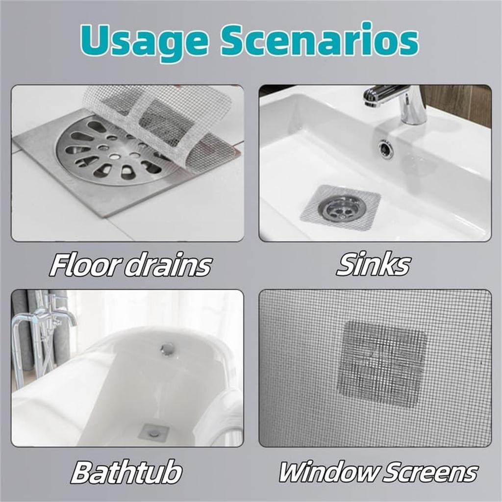 Disposable  Sticker  Net Filter Suitable For Bathroom, Laundry, Bathtub And Kitchen