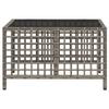 3 Piece Garden Corner Sofa Set with Cushions Grey Poly Rattan