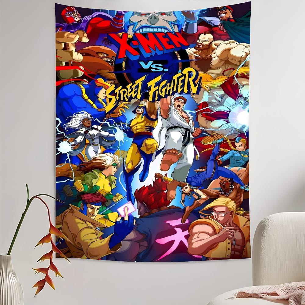 Game SStreet Fighter Photography Backdrop Self Portrait Pet Baby Newborn Birthday Background Photo Studio