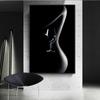 Modern Nude Art Poster Sexy Suit Women Canvas Painting Black and White Body Art Wall Pictures for Living Room Home Decor Mural