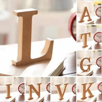 Декор Свадьба Отдельно стоящие A-Z Деревянные Буквы Алфавит Подвесной Домашний Декор для Вечеринки