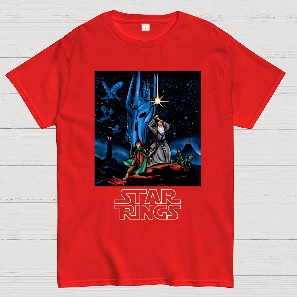 Star Rings Cotton Summer Casual Cool Loose T-Shirt