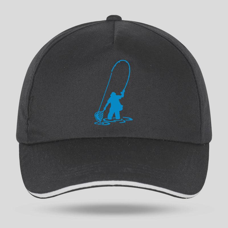 New Unisex Women Fashion Fly Fishing FisherUnisex Trout Fish Funny Baseball Caps for Hip Hop Cotton Trucker Cap Bone Dad Hats