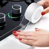 1 Piece of Silicone Kitchen Waterproof Tape Self-adhesive Anti Mold and Anti Stain Transparent Acrylic Nano Suitable for Sink Gaps Durable Material,
