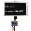 8Inch 1024*600 Mini HDMI-Compatible Screen LCD Display Driver Board Monitor For Raspberry Pi B+ 2 3 Banana/Orange Pi