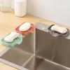 Silicone Soap Dish - Punch-Free, Large, Drainage Design, No Water Buildup, Creative Bathroom Holder