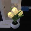 Tulip Table Lamp LED Bedside Lamp Simulation Flower Bouquet Bedroom Bedside Romantic Atmosphere Birthday Gifts Home Decor Lights