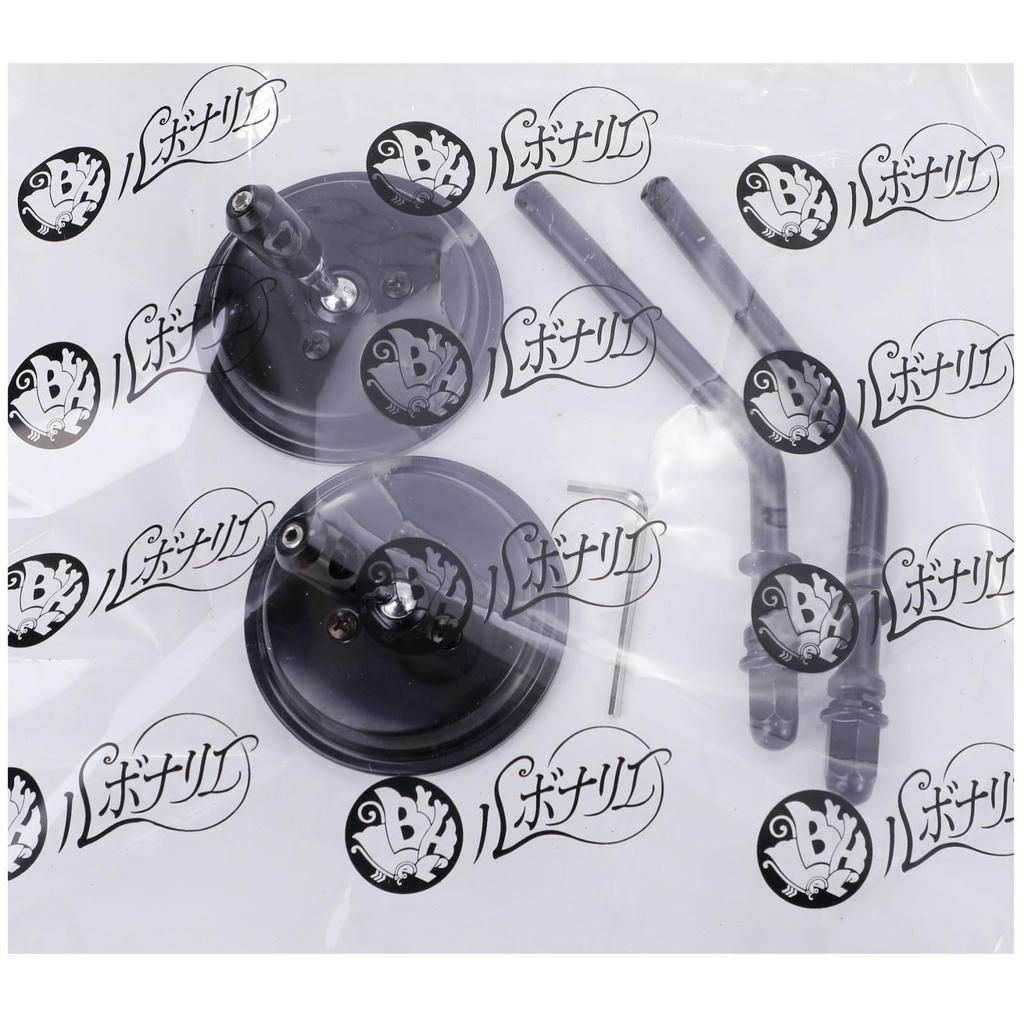 Lebonarier 8 мм ручка зеркало заднего вида для мотоцикла двойного назначения (Серебряный)