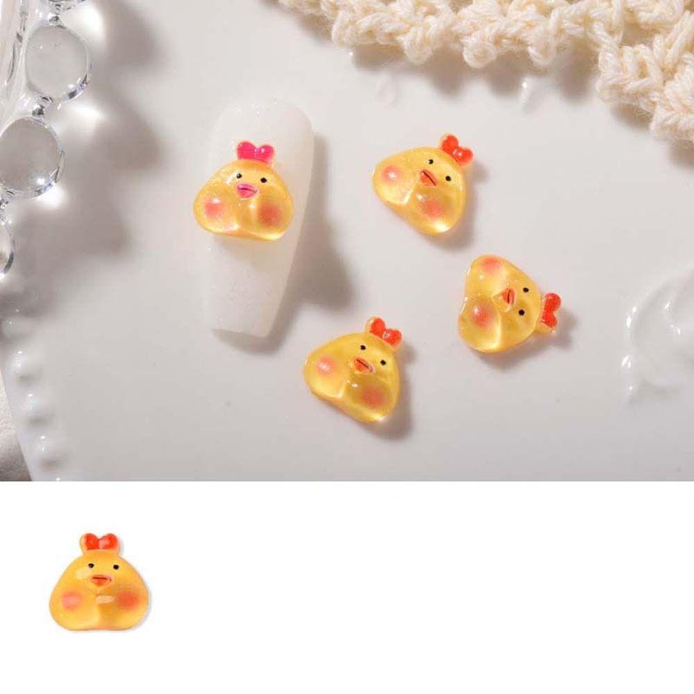 Rabbit Cartoon Nail Decorations Animal Nail Rhinestones 3D Nail Jewelry Cartoon Nail Drills