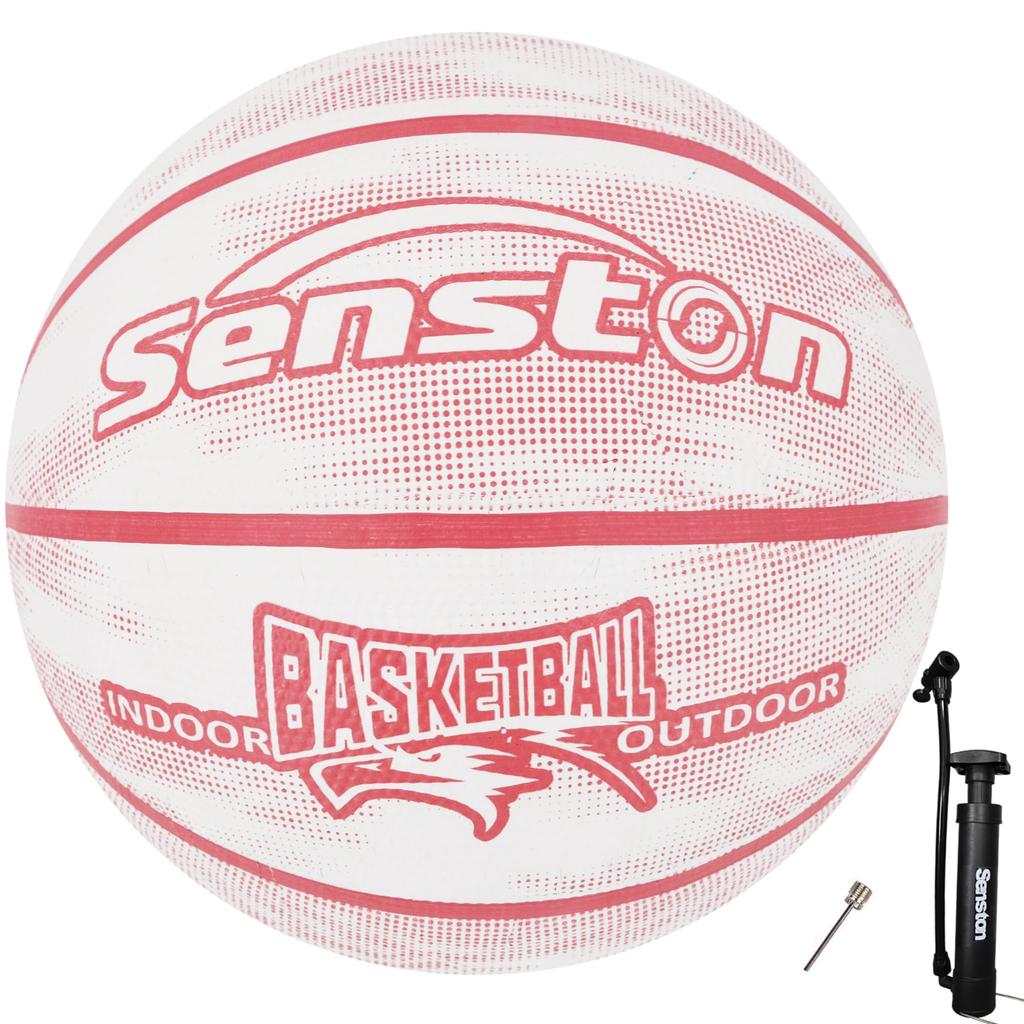 Senston Size 7 Fresh Standard Adult Perfect for Daily Practice and Recreation Basketball, Rubber, Colors, Size, Indoor/Outdoor Use,