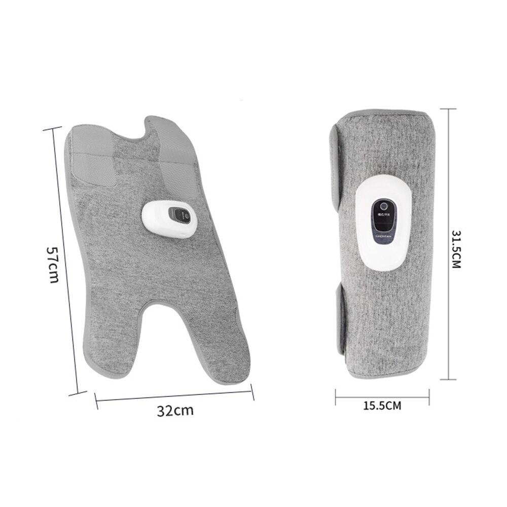 Электрический массажер для ног, подушка безопасности, перезаряжаемое устройство для массажа икр с 3 режимами, обертывание теленка, зарядка через USB