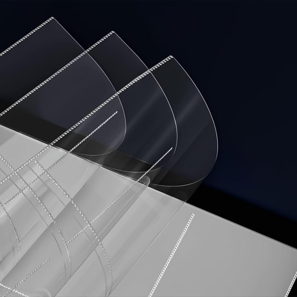 FINGOOO Trading Card File Card File 9 Sheets Refill Transparent Large Capacity Card Sheet Compatible with 2 3 and 4 Holes Collect Pokemon and Other