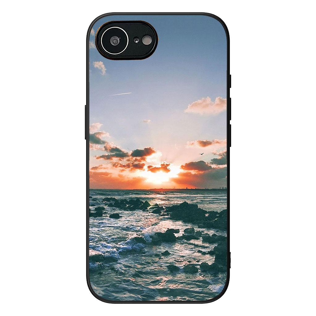 for Samsung Galaxy A25 A37 A57 A12 A14 A50 A51 A70 A71 A72 A21S A04 M15 Note 20 9 8 10 Case Beach Mountain Sea Travel Sand