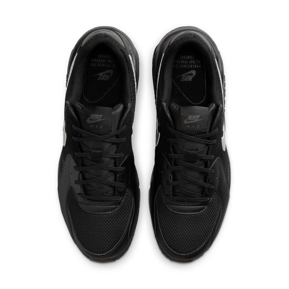 Nike Мужские S Air Max Exceed 009 Черный M Серебристый Mfz5486
