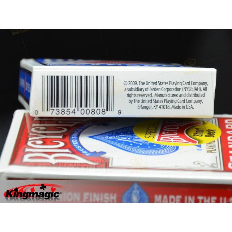Велосипед с короткой колодой, игральные карты 1/16 дюйма, карточные игры, фокусы