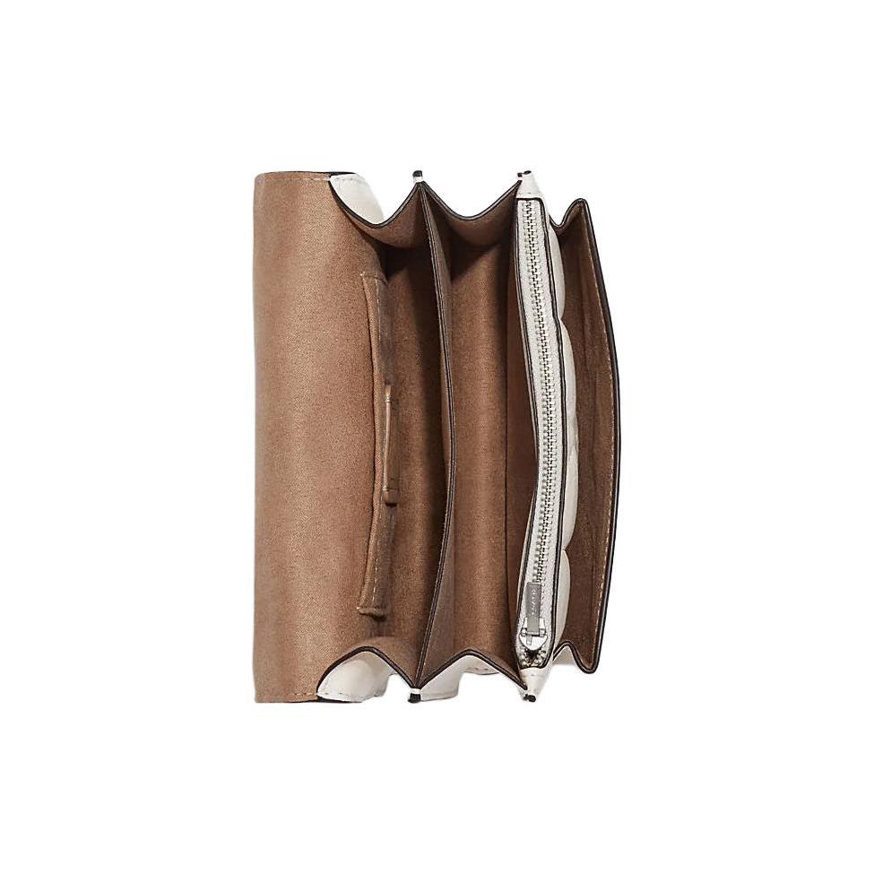 New COACH Klare Sheepskin With Cow Leather Cloud Bag, Shoulder Bag, Crossbody Bag Trumpets Women's White CJ526-SVHA