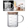 Borosilicate Measuring Jugs Glass Liquid Cup Transparent for Stovetop