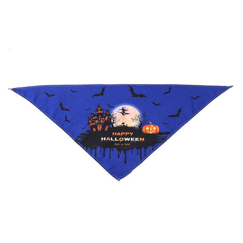 Thanksgiving Pet Supplies Dog Saliva Towel Christmas Pet Triangular Scarf Halloween Dogs and Cats Bib Bib