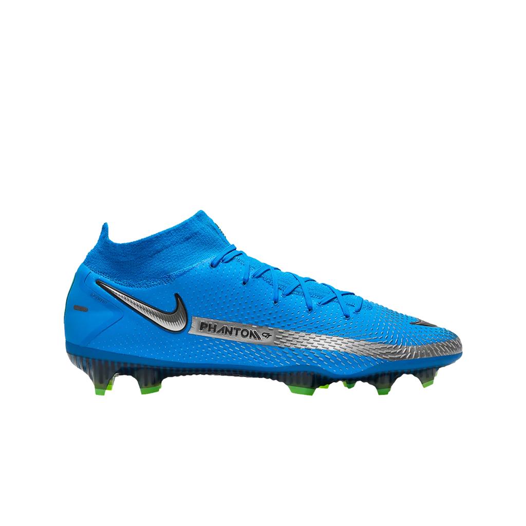 Nike Phantom Gt Elite Df Fg Photo Blue Metallic Silver