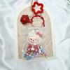 Transparent Dust Bag Bow Labubu Baby Bag Pendant Keychain Baby Walking Bag Decoration Cute Trendy Play
