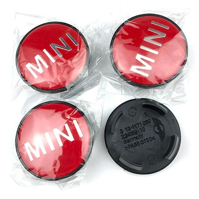 4pcs 54mm Car Aceessories Wheel Center Cover Hub Caps for Mini Cooper Logo R56 R57 JCW John Cooper Works F54 F55 F56 F60 R60 R61