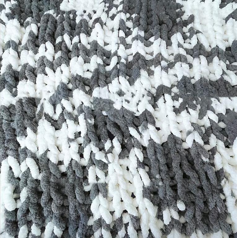 Шерстяное одеяло ручной работы с изображением радужного кошачьего хвоста: Уютный, не линяет, устойчив к выцветанию