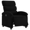 VidaXL Fauteuil inclinable électrique Noir Tissu, fauteuil électrique pour personnes âgées, fauteuil inclinable, fauteuil, 3203956