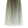 Stand Collar V-neck Flying Sleeve Elastic Waist Drawstring Summer Dress Gradient Color Pleated