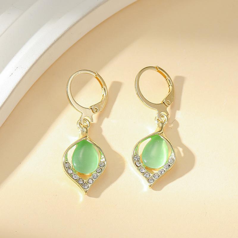 BlingBay Женские серьги-подвески Легкая роскошь Форма капли воды Элегантные женские серьги Для вечеринки для девочек Ювелирное украшение в подарок на день рождения