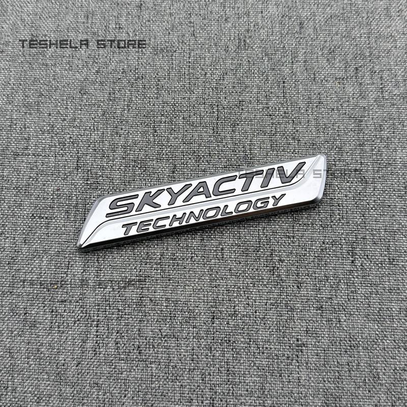 Car Trunk Sticker Aluminium Emblem Trim For MAZDA SKYACTIV CX5 CX30 CX60 CX90 SKYACTIVG CX-4 MX5 MAZDA3 MAZDA5 6 Accessories pbhsg