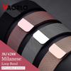 VAORLO Milanese Loop For Apple Watch Band Strap 42mm 38mm for Iwatch 5/4/3/2/1 44mm 40mm Stainless Steel Link Bracelet Wrist Watchband