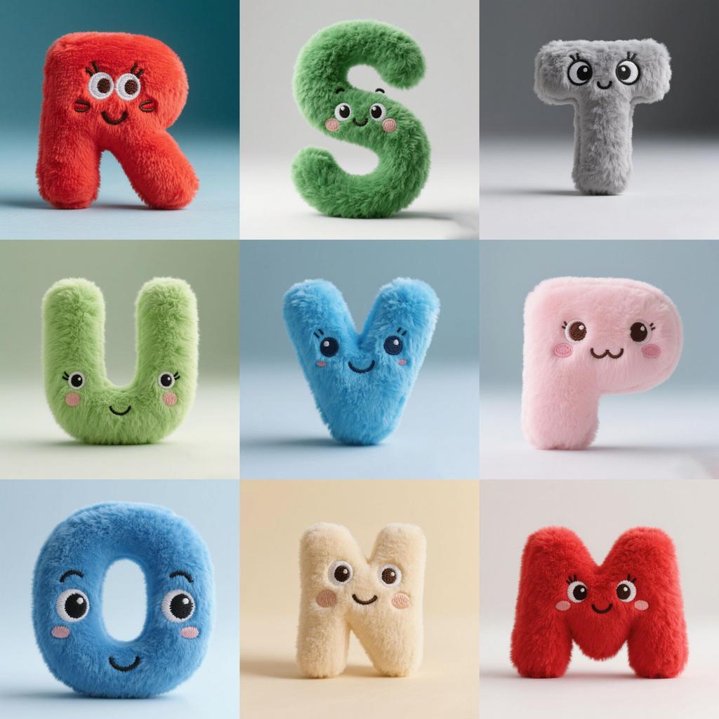 Alphabet Lore Soft Letter Figures A To Z Learning Toy Plush For Children
