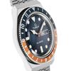 TIMEX Мужские часы Q сине-оранжевые TW2U6110