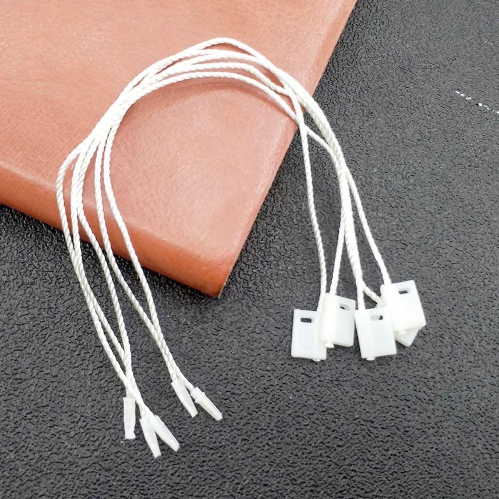 1000pcs Polyester Label Rope White/Black Hang Tag Fastener Garment Tags Tag Rope Sewing