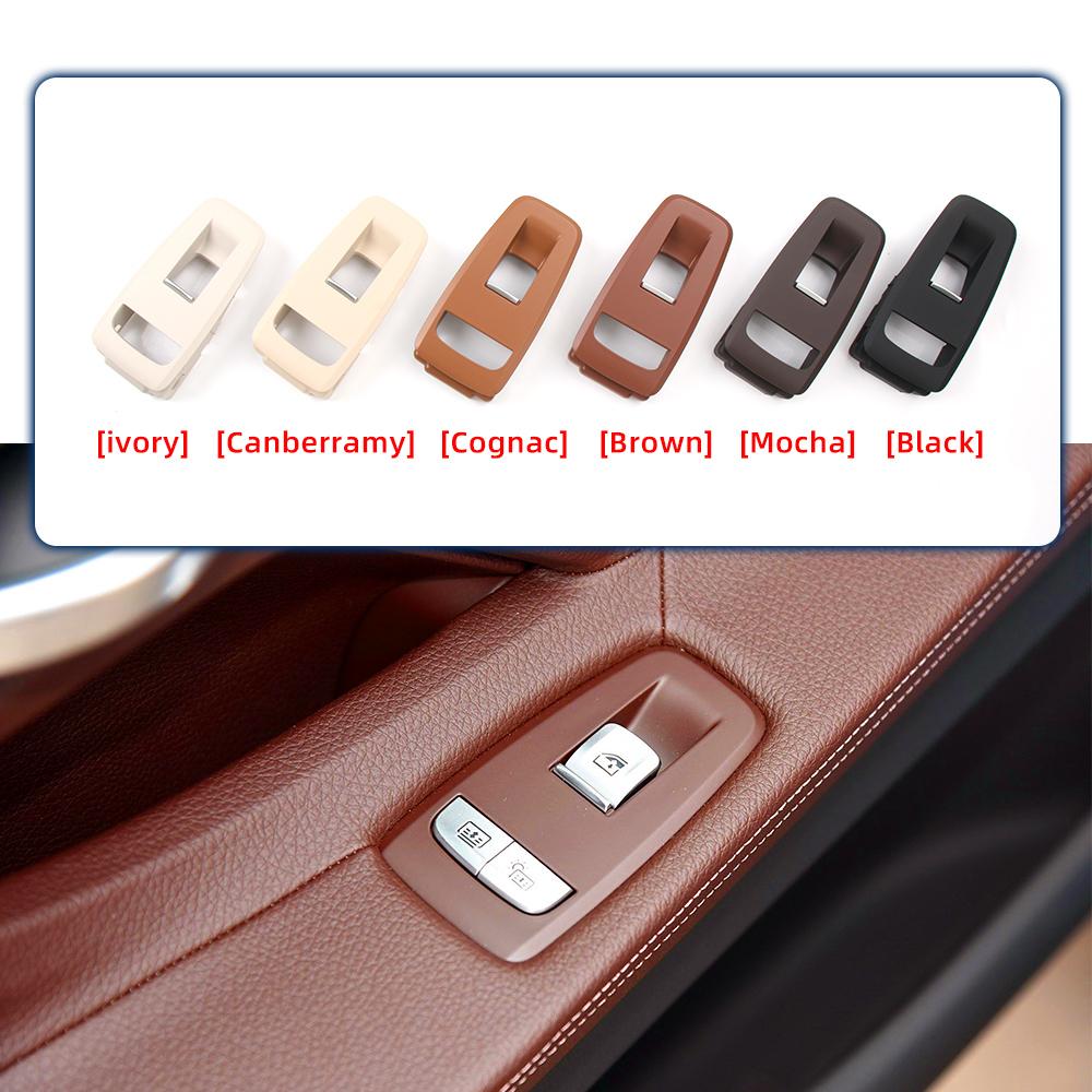 LHD Multiple Colors Car Front Left Right Window Lifter Switch Outer Frame Panel Cover For BMW 7 Series G12 2015-2023