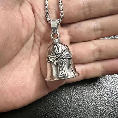 Винтажное подвесное украшение Мотоциклетный колокольчик Колокольчик на удачу Подвеска для мужчин и женщин Аксессуары для мотоциклетных колокольчиков Ювелирные изделия